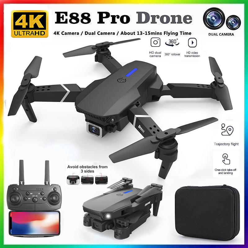 Drone Camera Lens - Nuevo Dron RC Profesional E88 2026