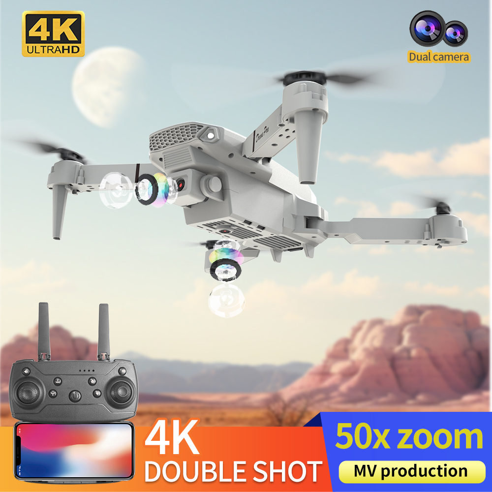 Nuevo Dron RC Profesional E88  - Drone Camera Lens reseña y precio