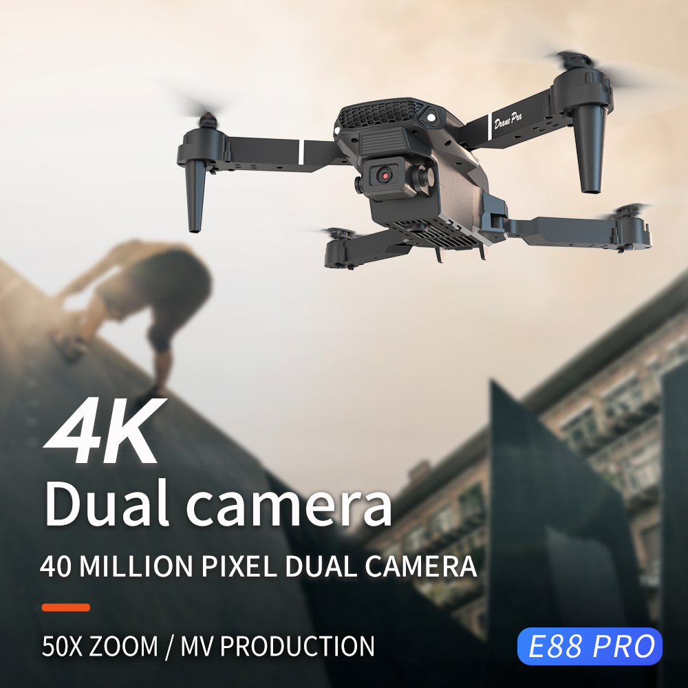 Nuevo Dron RC Profesional E88  - Drone Camera Lens reseña y precio