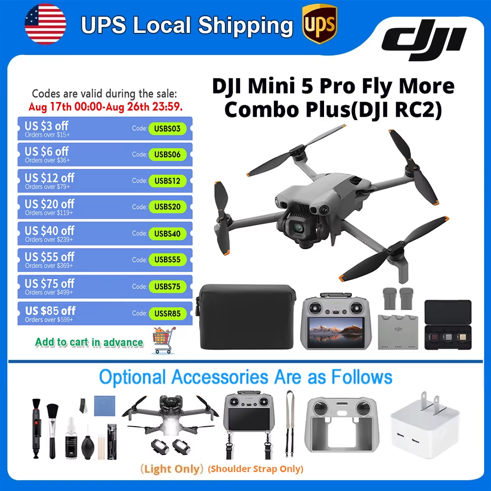 Dron DJI con Cámara DJI Mini 5 - Drone Camera Vlog reseña y precio