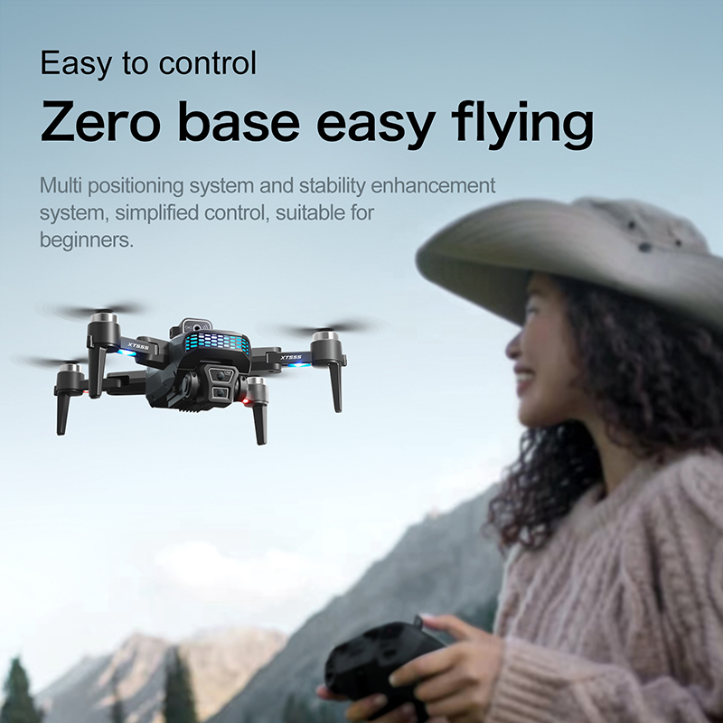 Nuevo Dron RC XT555 con GPS, C - Drone Camera Professional reseña y precio